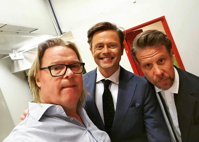 Peppe, Filip och Fredrik.